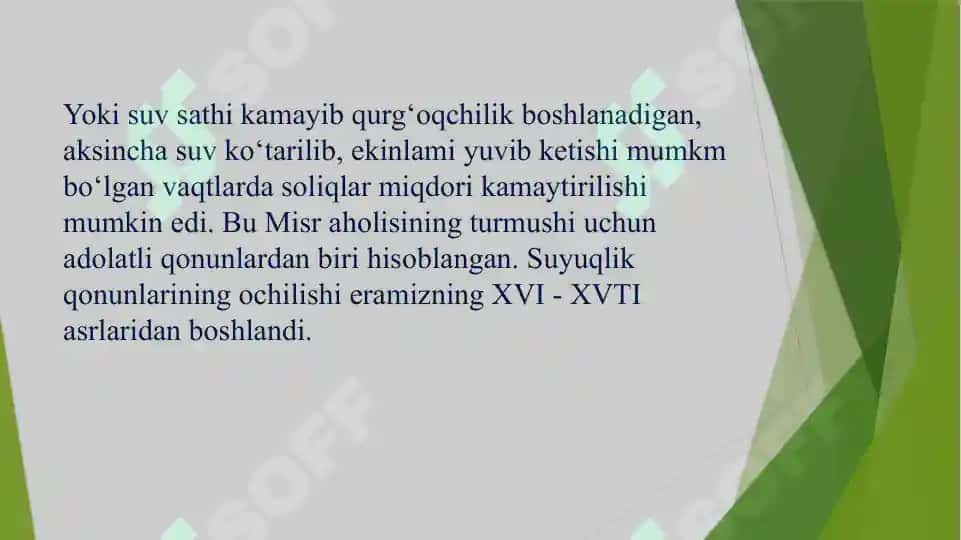 Gidravlik yo’qotishning ikki turi 7