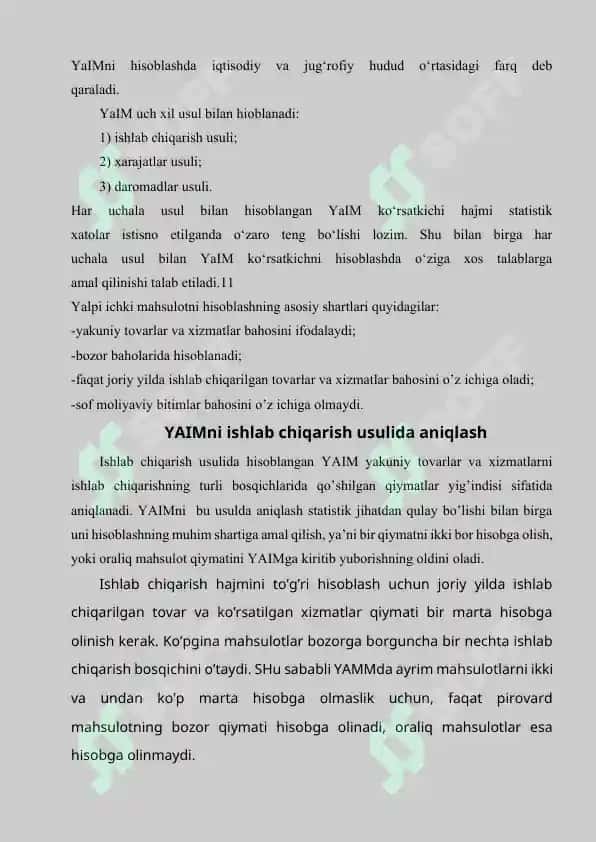 Asosiy makroiqtisodiy ko’rsatkichlar va ularni hisoblash 6