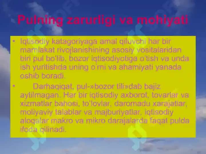 Pul va banklar 2