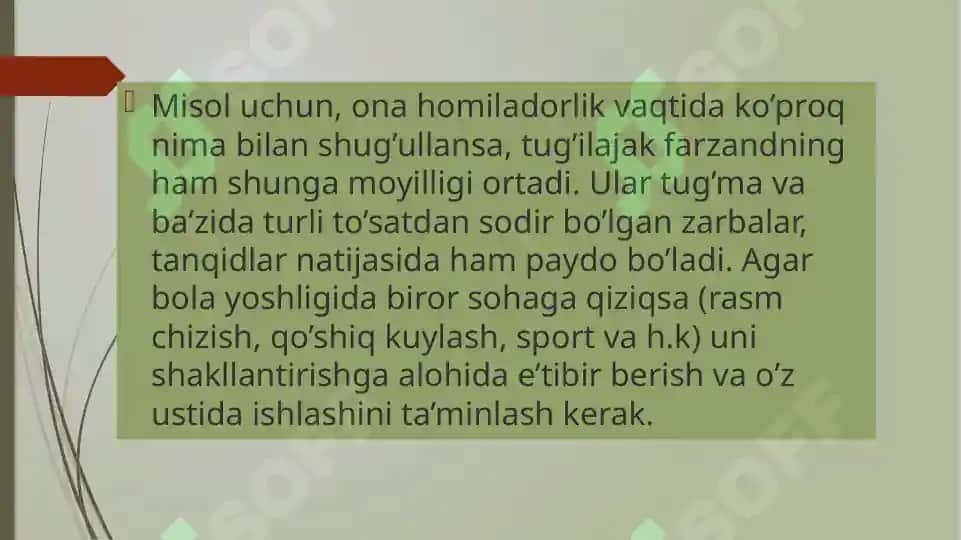 Qobiliyatlar va rivojlanish 3