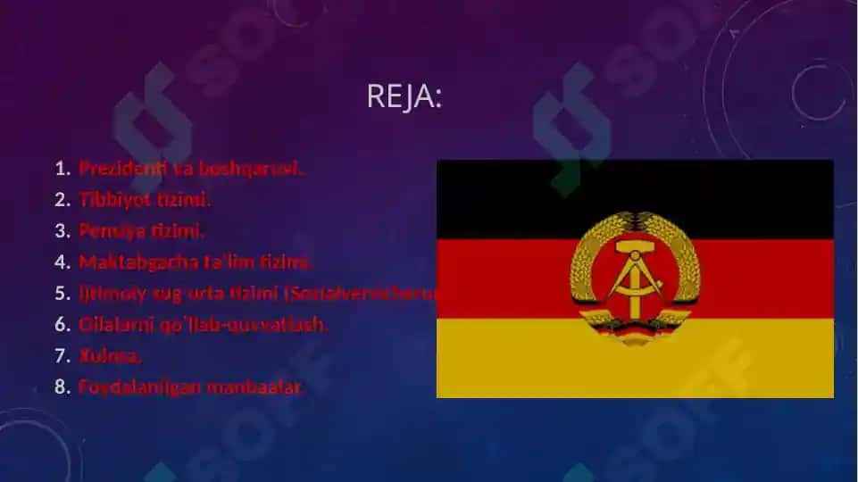 Xorijiy davlatlarning ijtimoiy siyosati. Germaniya misolida 2