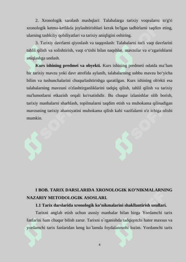Tarix darslarida xronologik koʻnikmalarni shakllantirish usullari 4