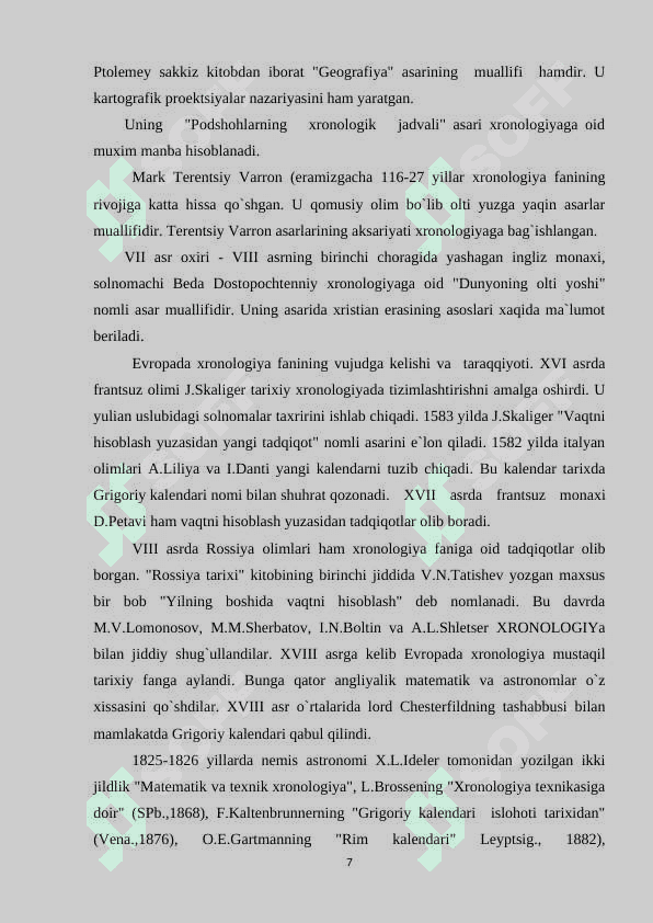 Tarix darslarida xronologik koʻnikmalarni shakllantirish usullari 7