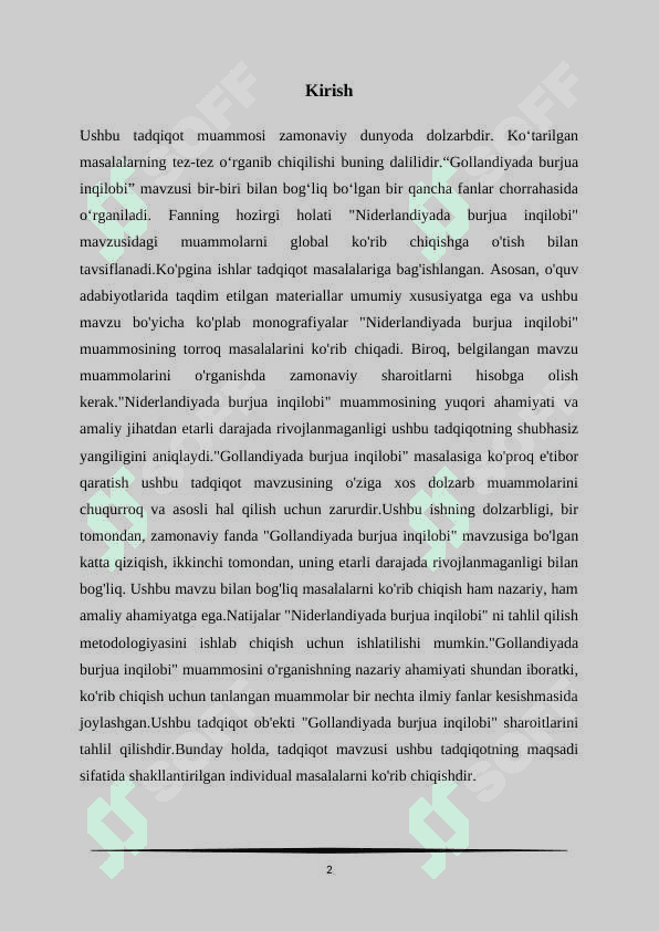 Gollandiya inqilobi 2