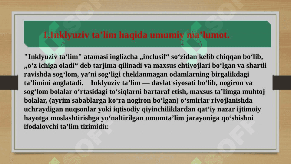 INKLYUZIV TAʼLIM MAZMUNI VA MOHIYATI 3