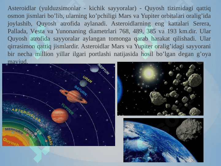 Quyosh sistemasi Yer uning shaklida harakatlari 7