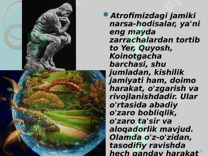 Falsafaning metod, qonun va kategoriyalari. 5