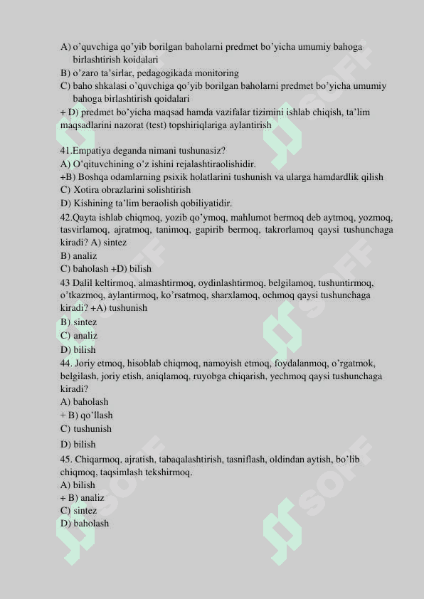PEDAGOGIK MAHORAT TESTI 2024. 400 TA. 8