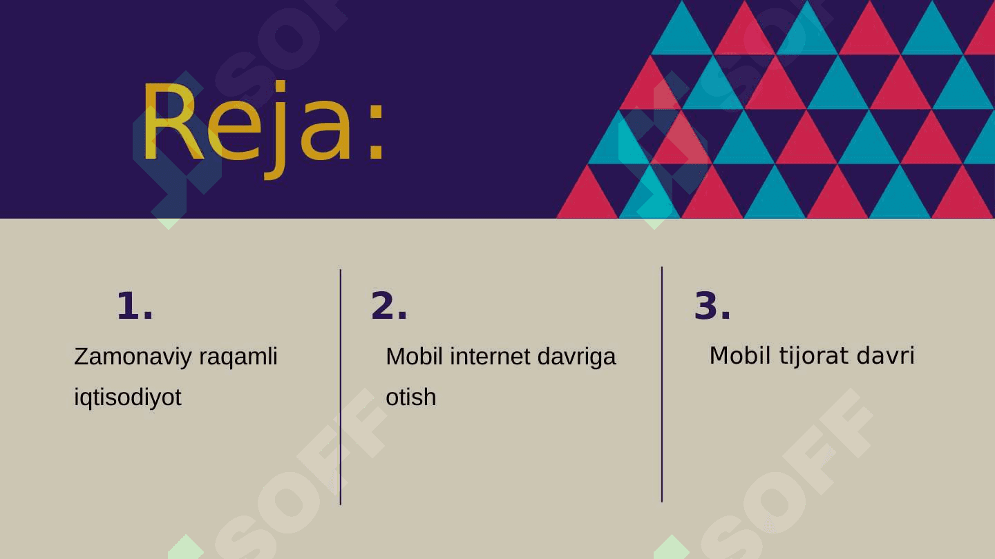 Qishloq xo‘jaligida raqamli texnologiyalar Elektron savdo platformasi, ekinlarni fazodan nazorat qilish va texnika ijarasi uchun mobil ilova. 2