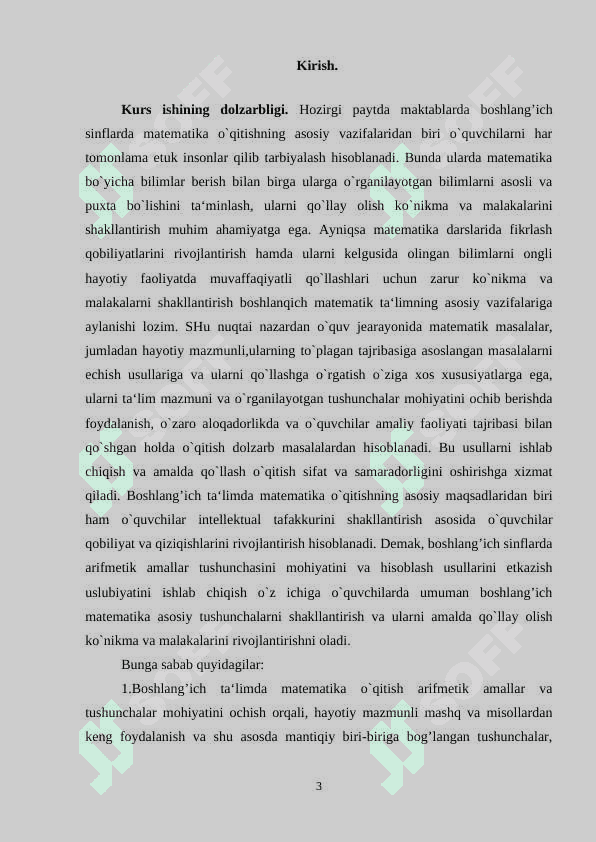 Matematika darslarida boshlang'ich sinf o'quvchilarining mantiqiy va tanqidiy fikrlashlarini rivojlantirish 3
