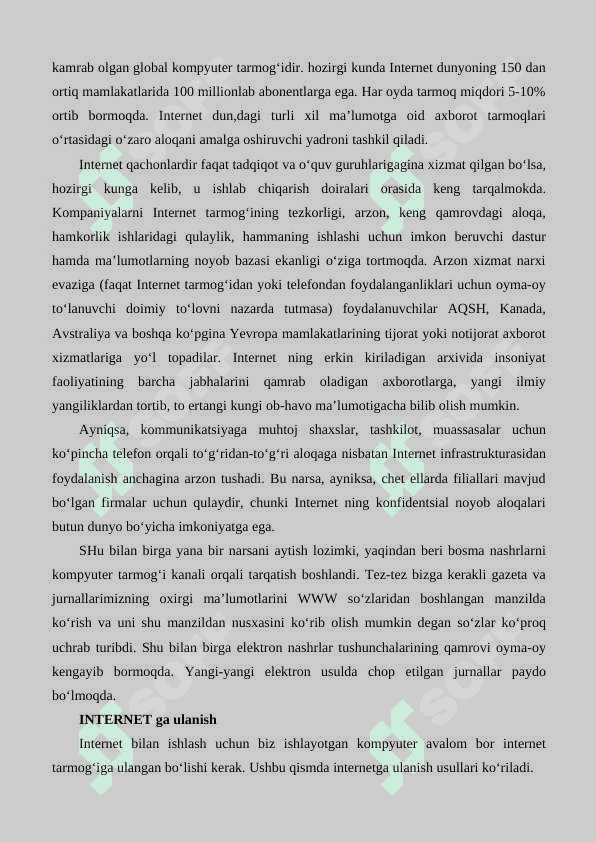 HAR XIL PROTOKOLLAR ASOSIDA LOKAL TARMOQDA ULANISH 4