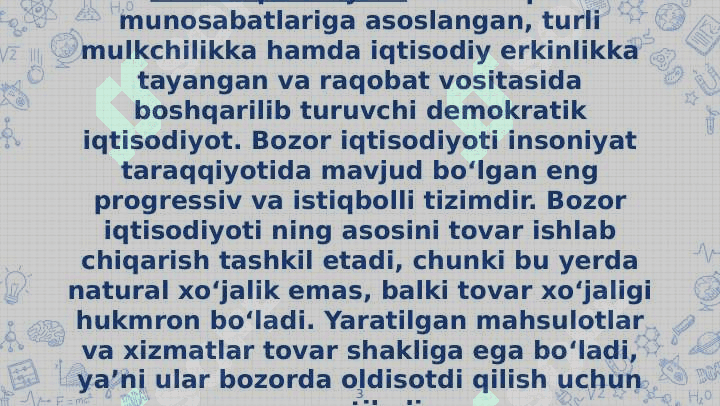 Bozor iqtisodiyoti sharoitida mulkchilik munosabatlari. 3