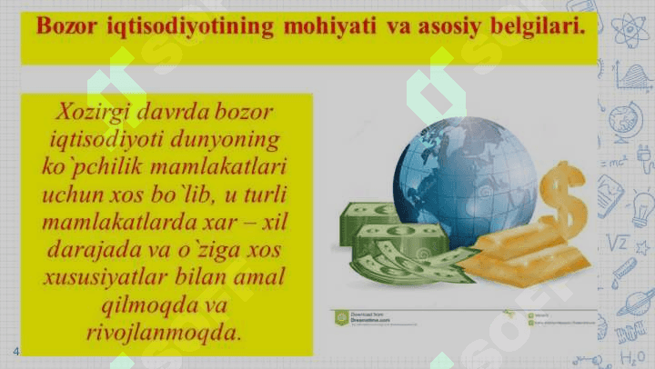 Bozor iqtisodiyoti sharoitida mulkchilik munosabatlari. 4