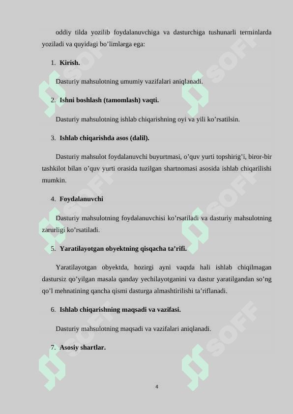 Dasturiy injinering fanidan “Airaport” loyihasini loyihalashtirish va ishlab chiqish mavzusida kurs ishi 4