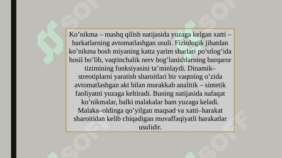 O`QUVCHILARNING BILIM, KO`NIKMA VA MALAKALARINI TASHXIS ETISH 4