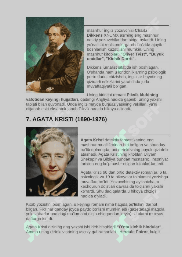 Amerikalik eng mashhur yozuvchilar 2