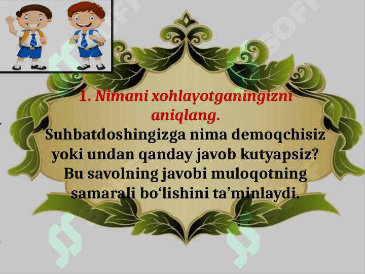 Samarali muloqat sirlari 3