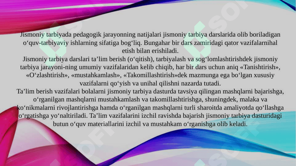 Mashgʻulotni tashkil etish va oʻquvchilar faoliyatini tashkil etish 3