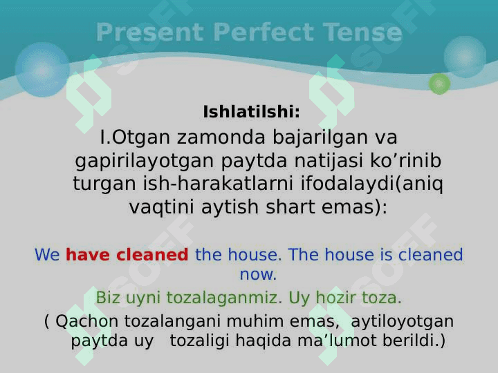 Present Perfect Tense 3
