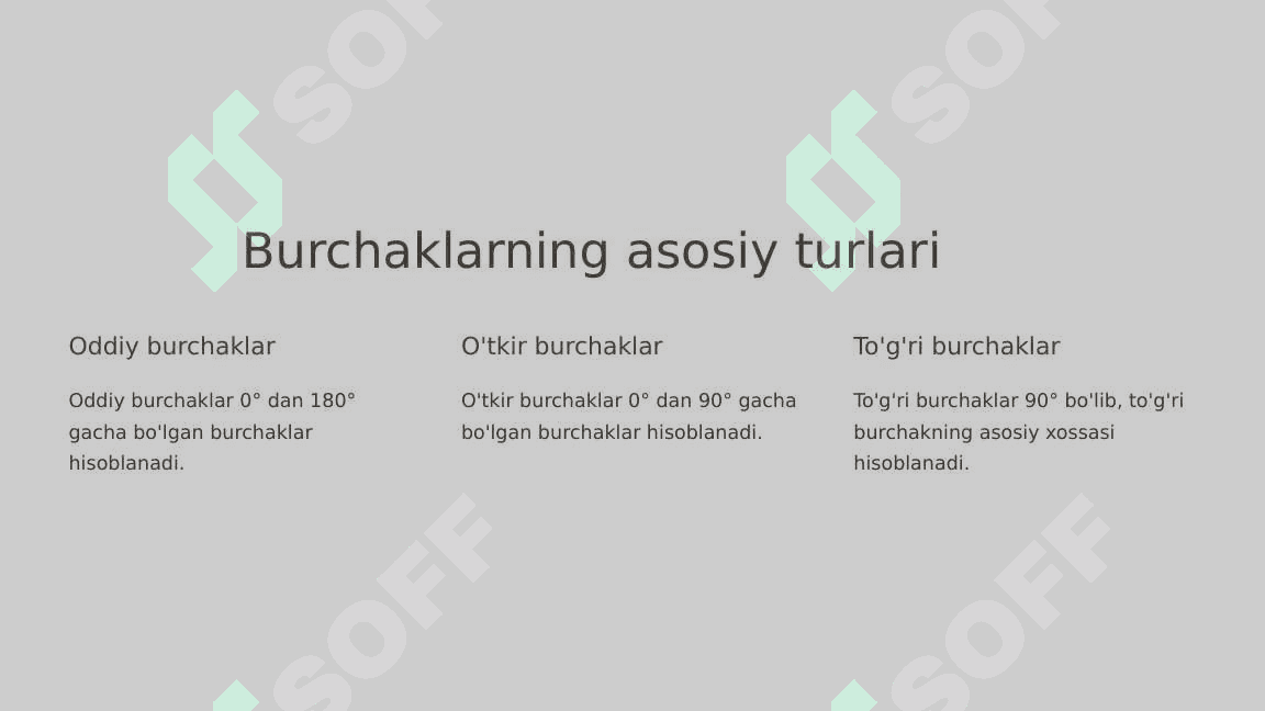Burchaklar va ularning turlari 4