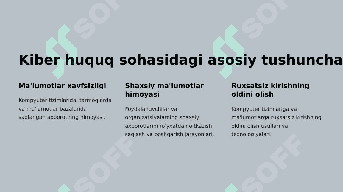 Kiber huquq sohasiga oid AQSH standartlari 3