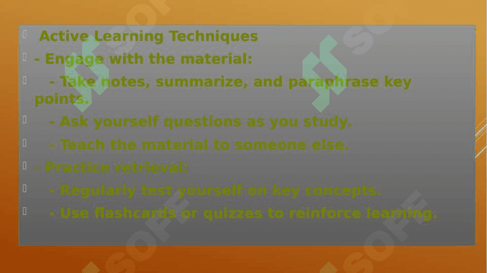 Effective study habbits 4