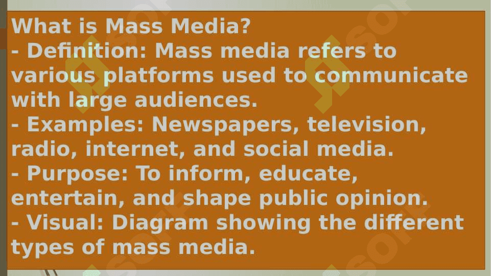 Mass media 2