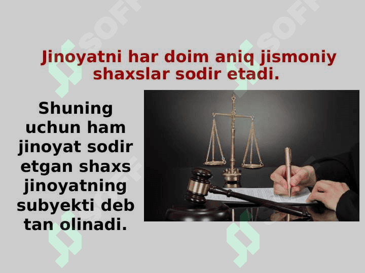 Jinoiy javobgarlik va jazo tizimi 2