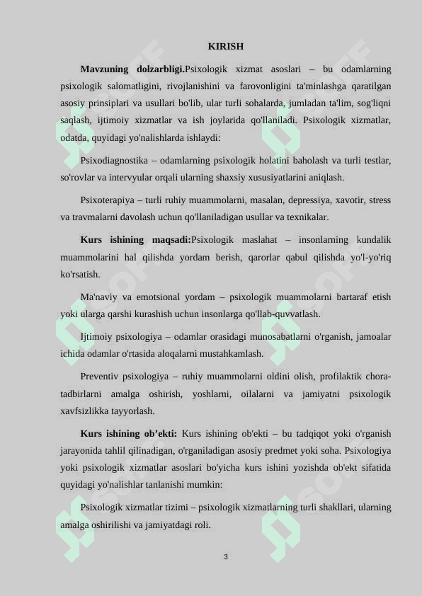 PSIXOLOGIK XIZMAT ASOSLARI 3