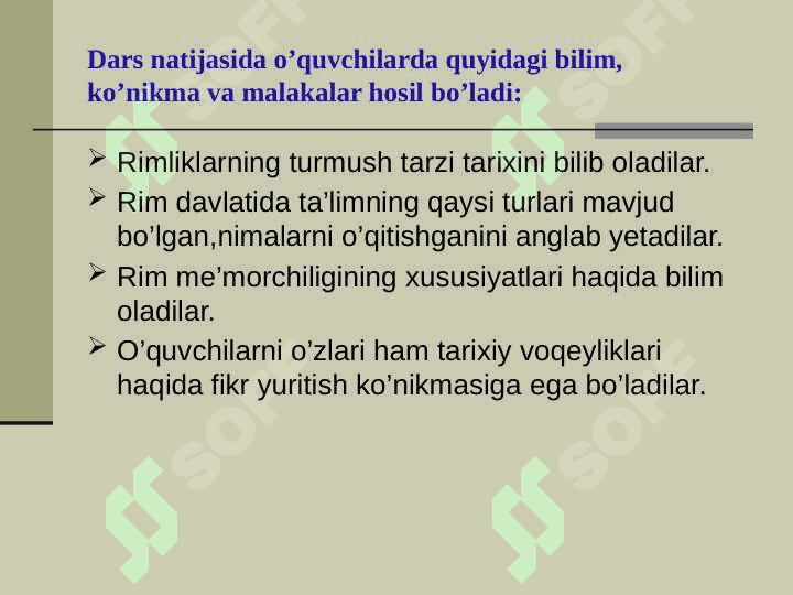 6-sinf tarix Qadimgi Rim madaniyati 6