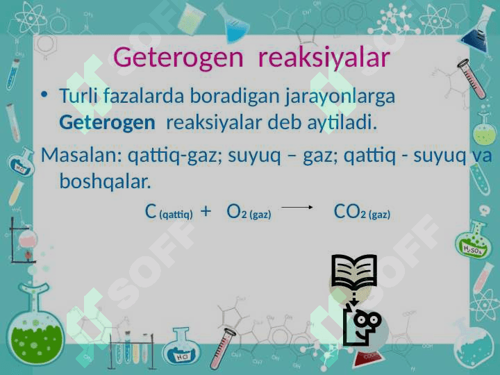 Kimyoviy reaksiyalar kinetikasi va muvozanat mavzusida 5