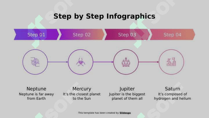 Step by step Infographics 3
