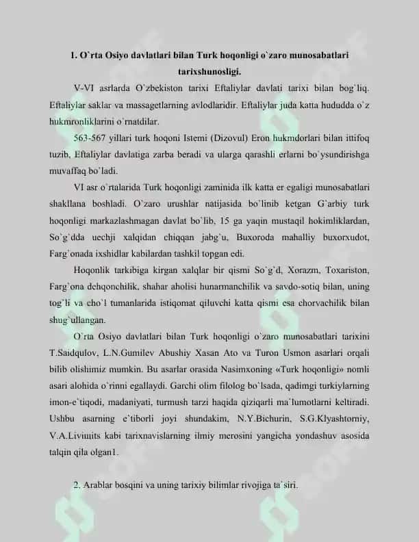 Ilk o`rta asrlarda o`rta osiyoda tarixiy bilimlar rivojlanishi 2