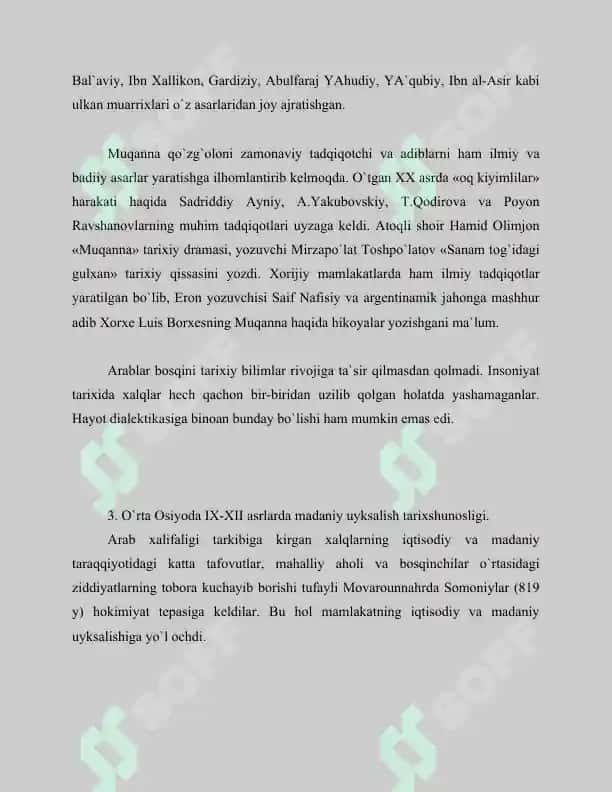 Ilk o`rta asrlarda o`rta osiyoda tarixiy bilimlar rivojlanishi 5