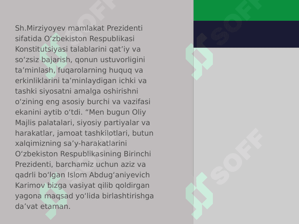 Prezident Sh.Mirziyoyev asarlarining ta’limiy-tarbiyaviy ahamiyati 3