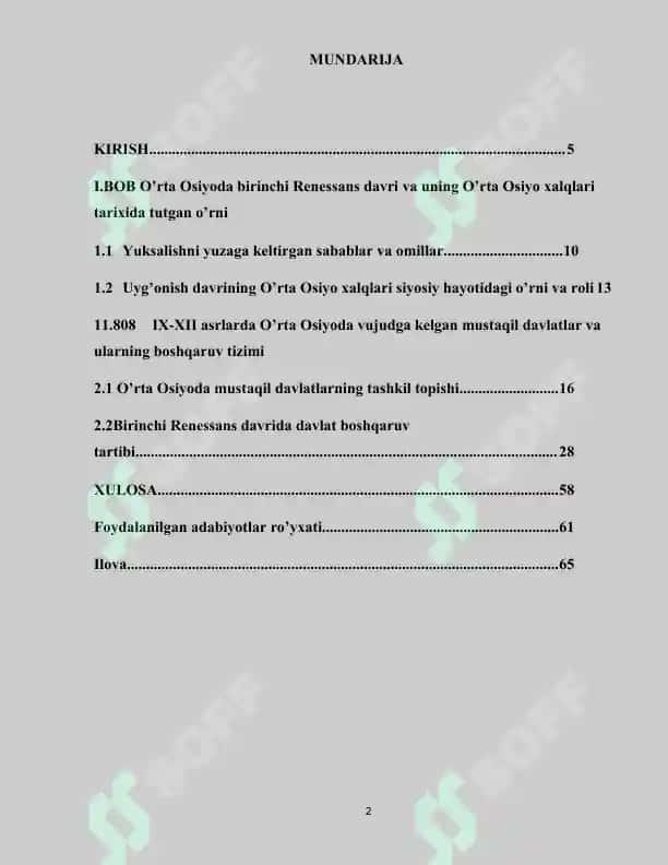 O'rta Osiyoda Birinchi Renessans Davrida Davlat Boshqaruvining Taraqqiyoti 2