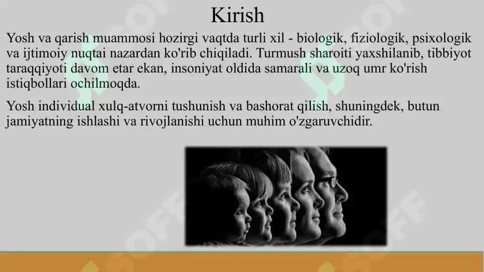 Keksalik davrining psixologik xususiyatlari. GERANTOPSIXOLOGIYA 2