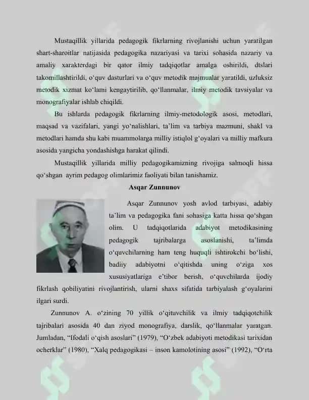 Mustaqillik yillarida Pedagogik fikrlar rivojining asosiy yo‘nalishlari 3