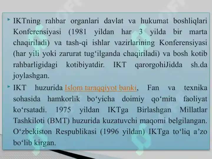 Xalqaro diniy tashkilotlar faoliyatining tarixi va ularning barqaror rivojlanish maqsadlariga erishishdagi ahamiyati 5
