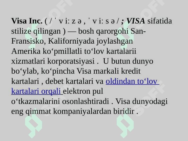 Visa 2
