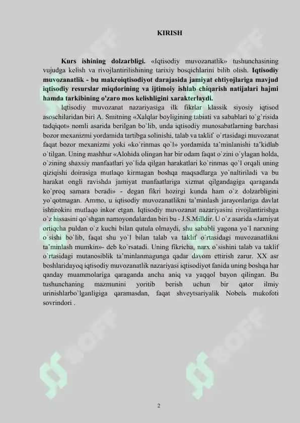IQTISODIYOTDAGI TARKIBIY O`ZGARISHLAR VA UNING IQTISODIY MUVOZANATGA TA`SIRI 4