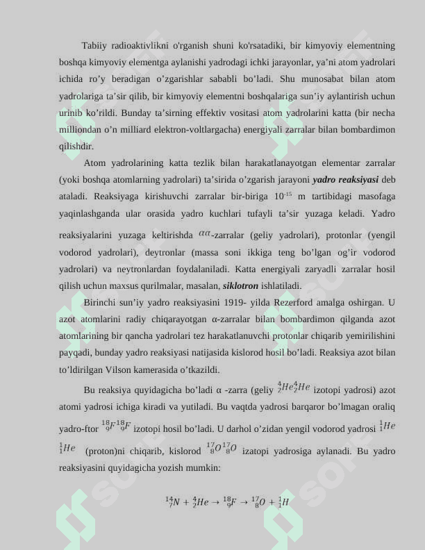 Neytronlar ishtirokidagi yadro reaksiyalari 3