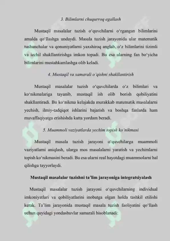 --Boshlang‘ich sinflarning matematika darslarida mustaqil masalalar tuzishga o‘rgatish 7
