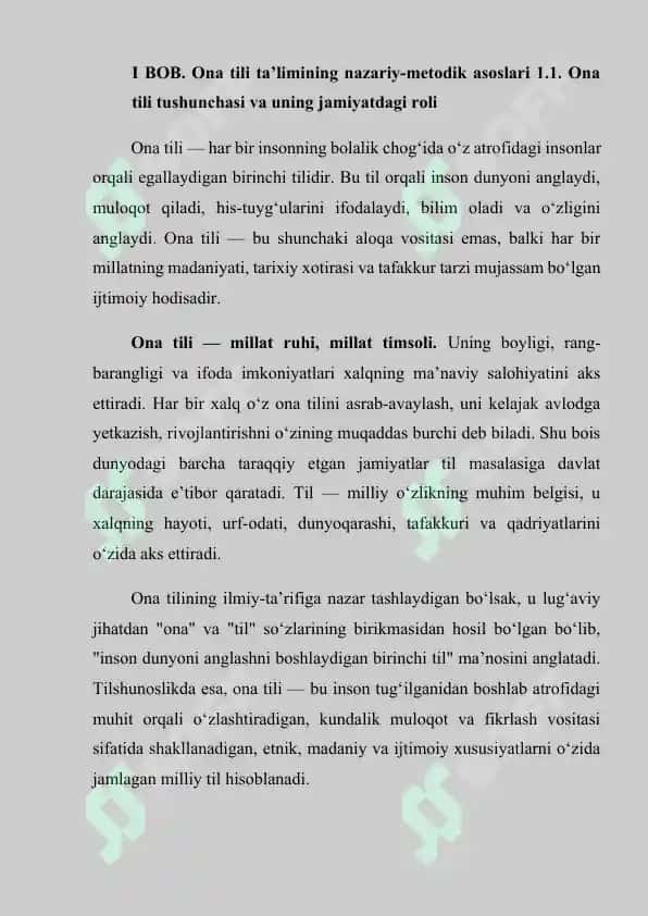 Ona tili va uni o‘qitish metodikasi 6
