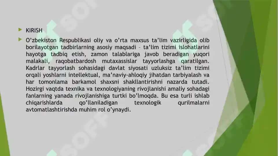 Boshqarishelementlari(relelar)ning tuzilishi, ishlash prinsipi va xarakteristikalari 2
