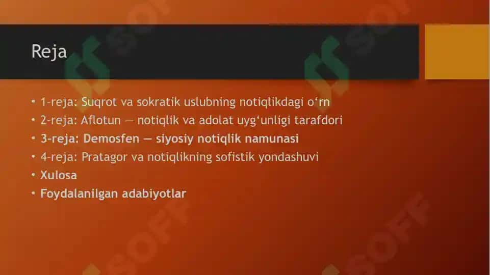 Antikdavr Notiqligi 2
