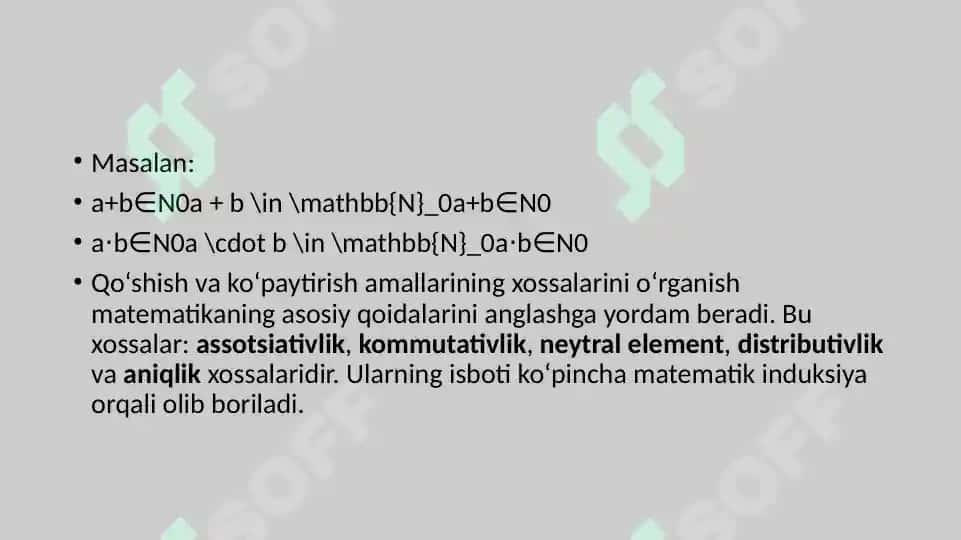 Nomanfiy butun sonlar va ular ustida bajariladigan amaliyotlar 4