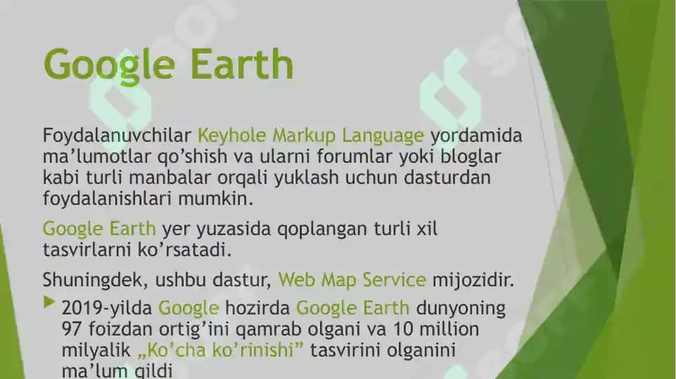 Google Earth dasturidan foydalangan holda tarixiy madaniy yodgorliklarni aniqlash 5