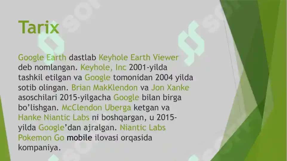 Google Earth dasturidan foydalangan holda tarixiy madaniy yodgorliklarni aniqlash 6