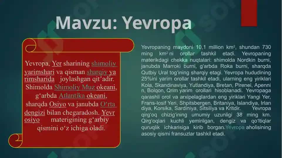 Yevropa geodeziya va geoinformatika 2